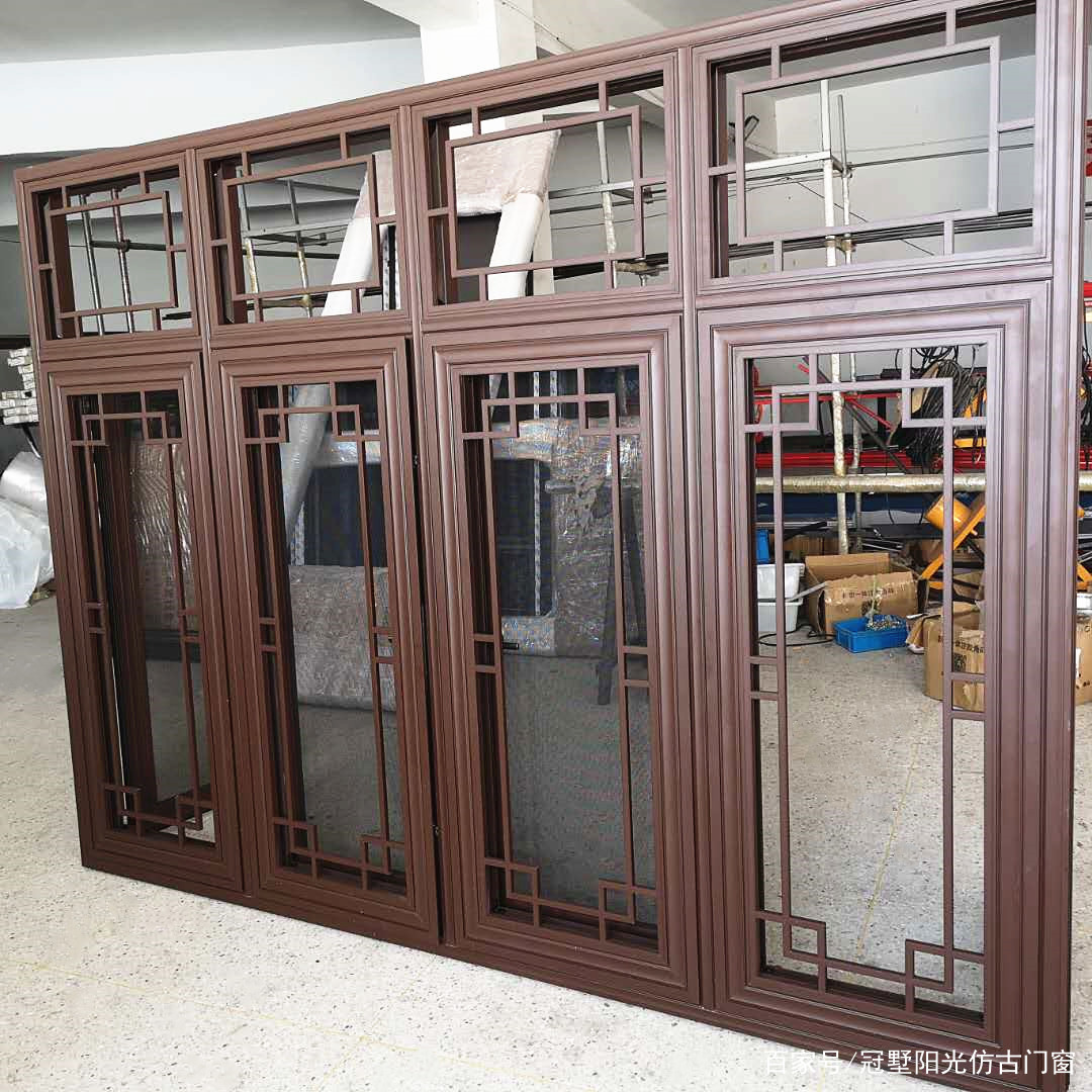 儋州鋁合金仿古門窗 古韻新風，優選制造與護欄方案